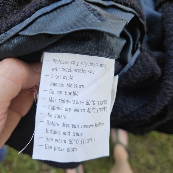 Ermenegildo Zegna Soft black boucle knit wool-blend jacket SEE MEASUREMENTS - Picture 6 of 8